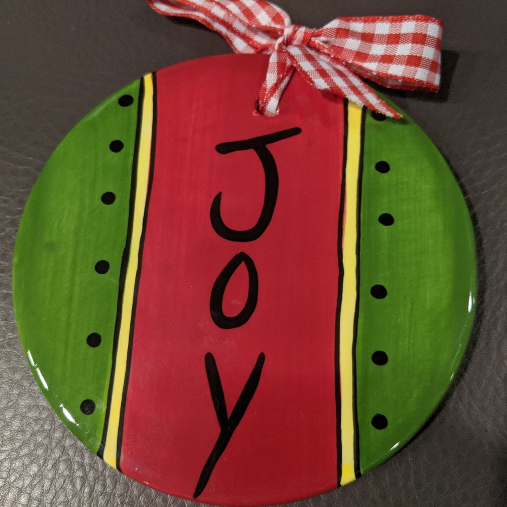 WHIMSICAL GRACE Joy Christmas Ornament - Picture 2 of 5
